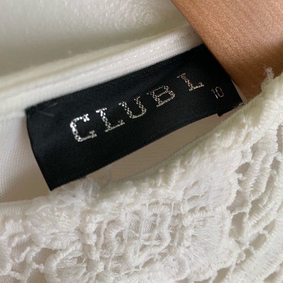 Club L White Lace Bodycon Dress - Picture 6 of 7